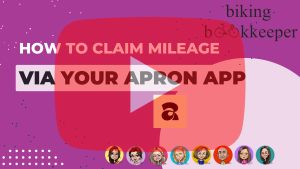 how to claim mileage in apron app
