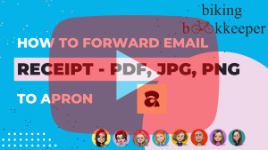 how to forward receipt/invoice to apron from email